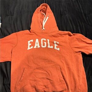 American Eagle Outfitters Orange Hoodie